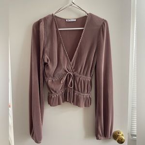 Zara Deep V Top Small